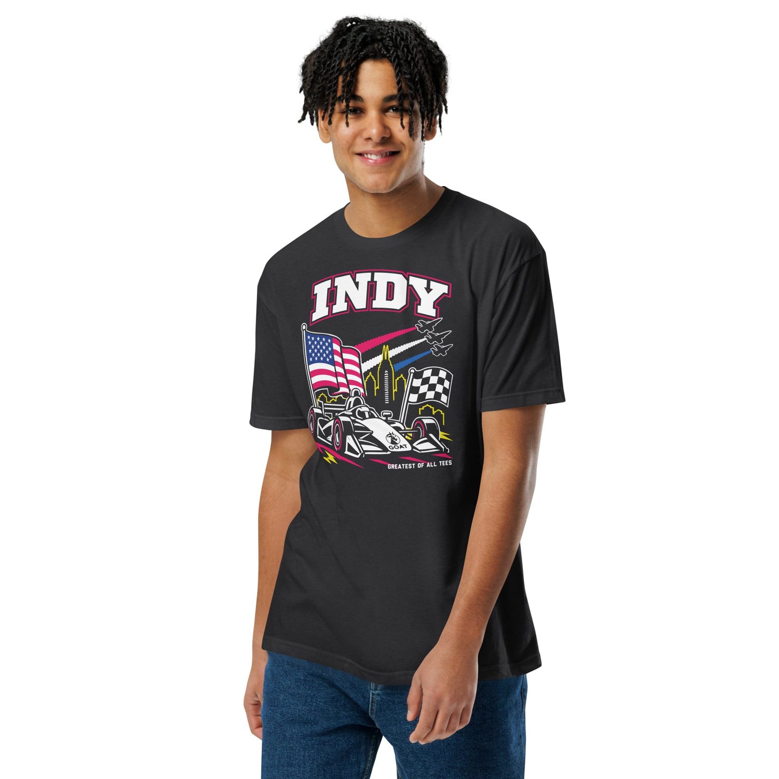 unisex-cvc-t-shirt-black-front-6a10ecd0d90fbjpg | Greatest Of All Tees | GOAT