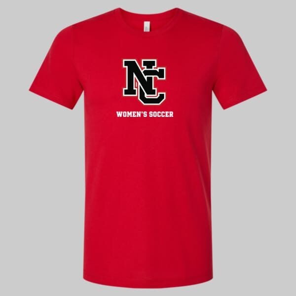 North Central Women's Soccer Letter Logo T-shirt
