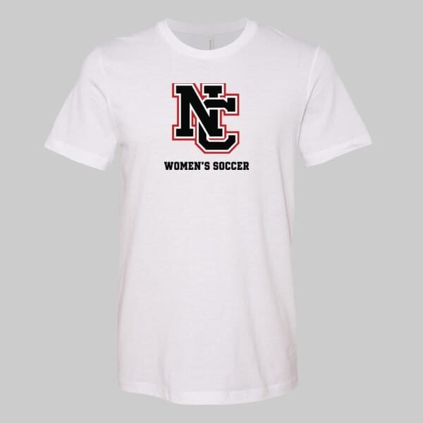 North Central Women's Soccer Letter Logo T-shirt