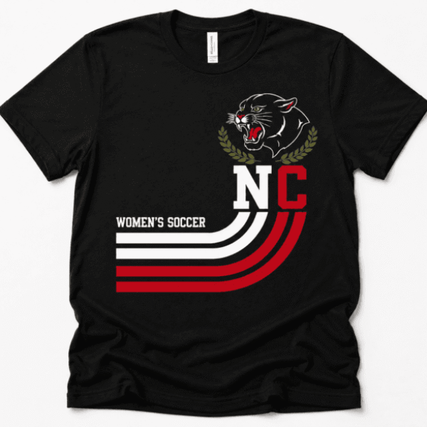 North Central Women's Soccer Retro T-shirt